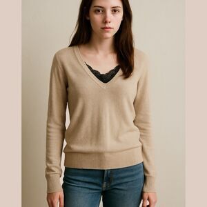 Old Navy Womens Y2K Elena Gilbert Hoodie Knit M Sweater Lightweight Cozy Soft